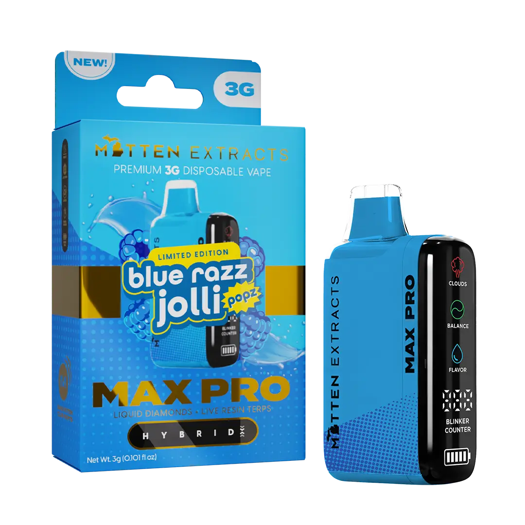 Blue Razz Jollipopz MAX PRO Disposable Vape