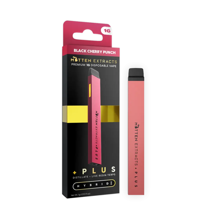 Black Cherry Punch +Plus Disposable Vape