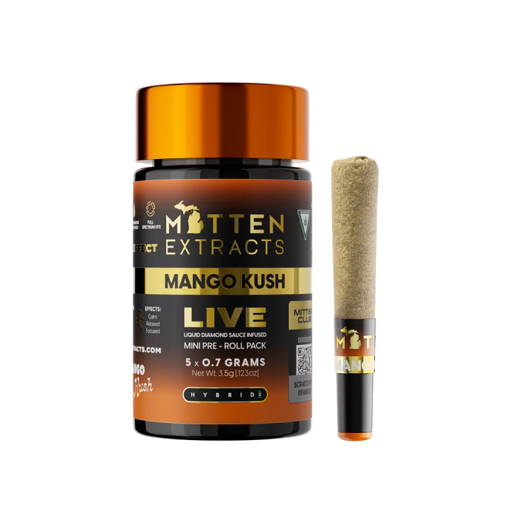 Mango Kush LIVE Infused Pre-Roll Minis 3.5g