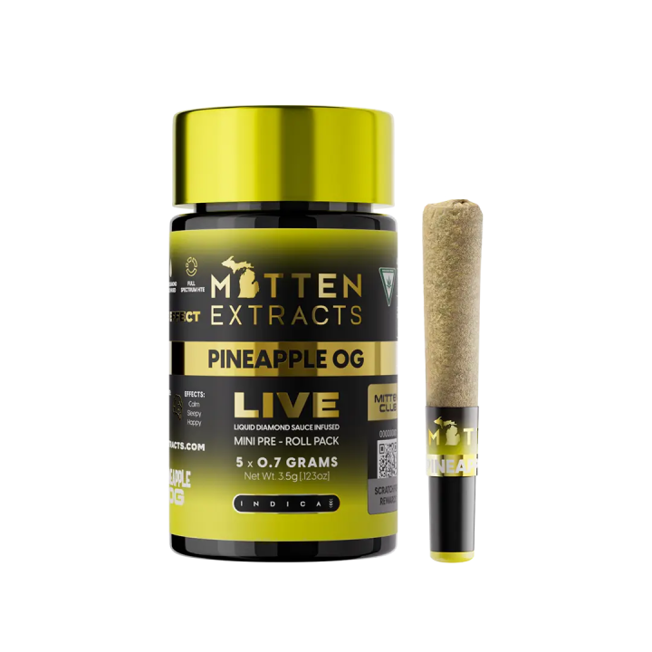 Pineapple OG LIVE Infused Pre-Roll Minis 3.5g