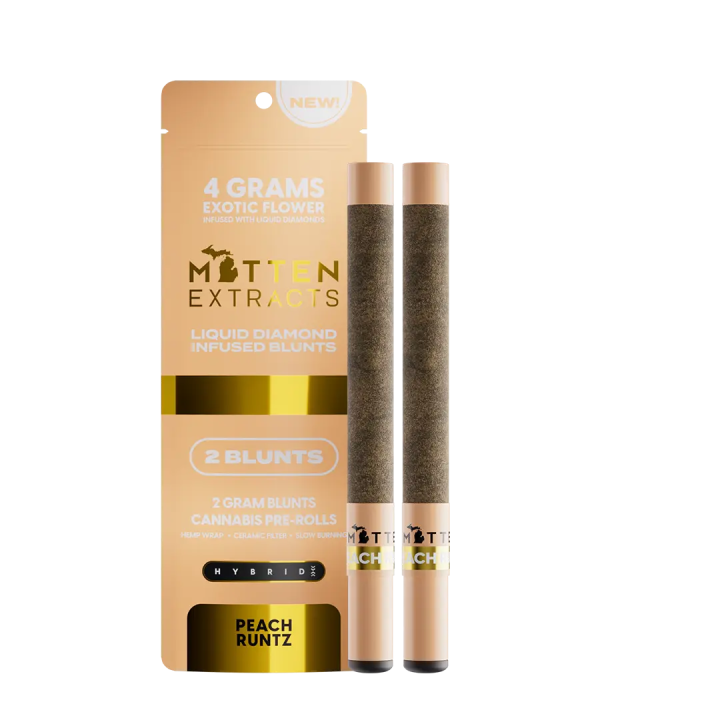 Peach Runtz Infused Blunts 4g (2 Pack)