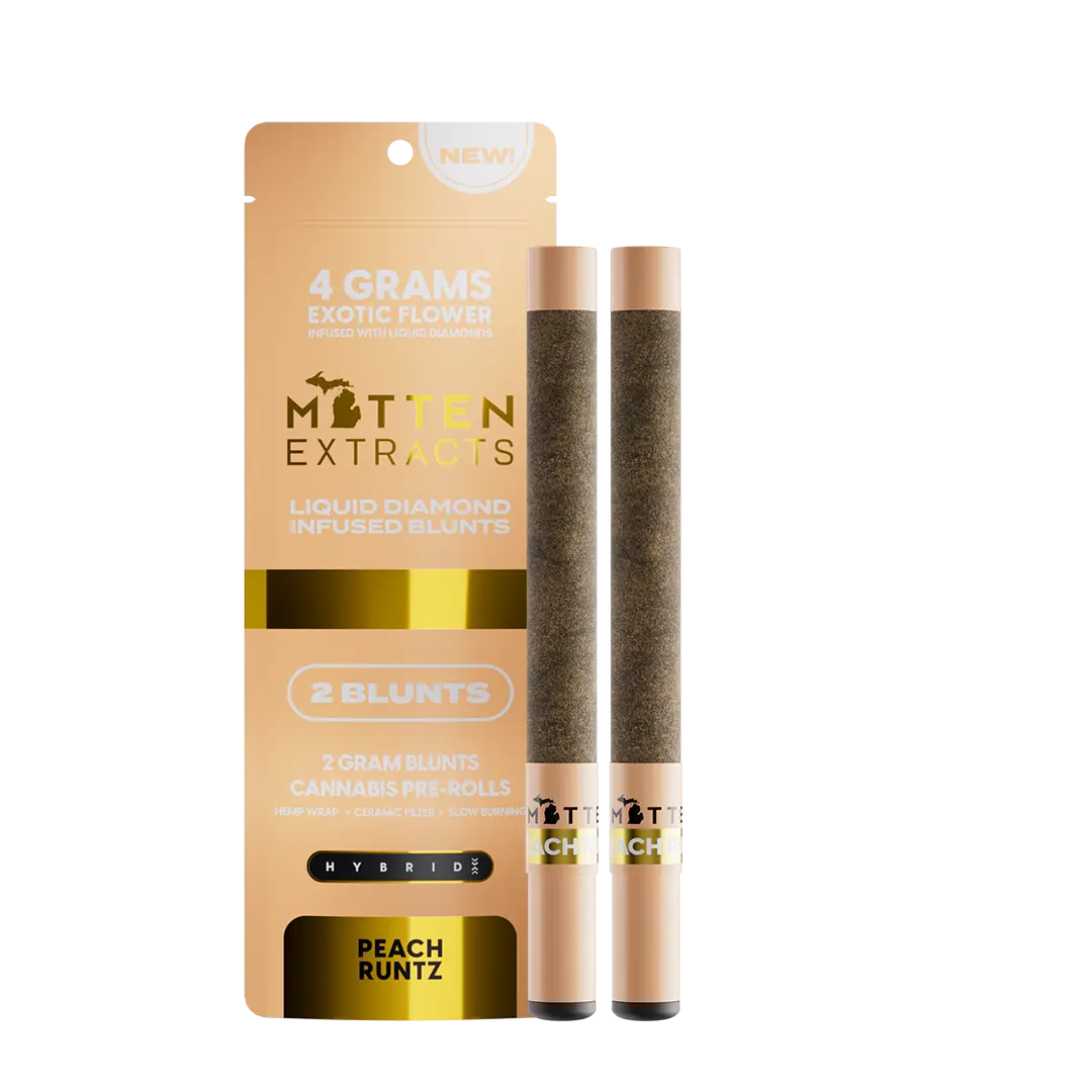 Peach Runtz Infused Blunts 4g (2 Pack)